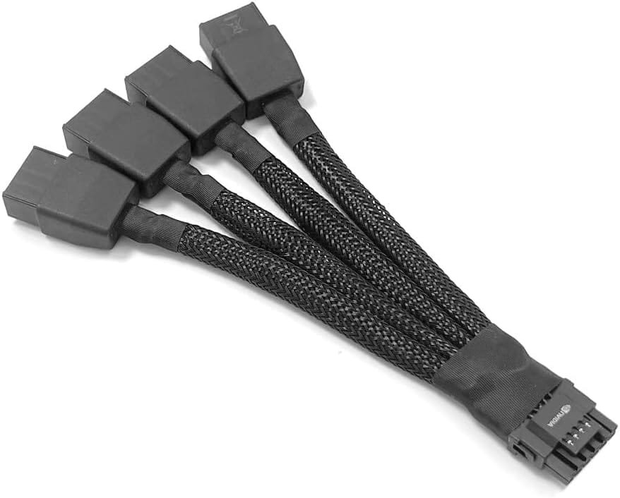 RTX 4090/RTX 4080 12VHPWR GPU Stromkabel – 4x8Pin Auf 16Pin