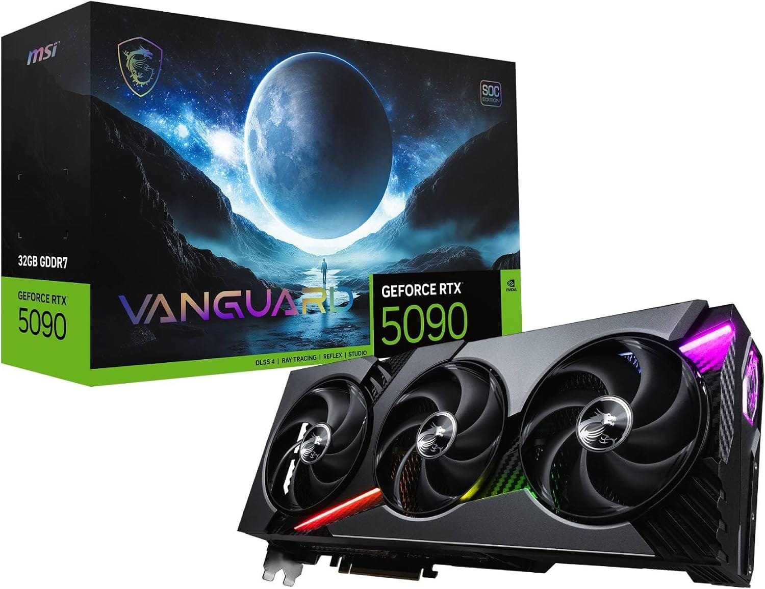 MSI GeForce RTX 5090 32G Vanguard SOC - Placa gráfica VD8999